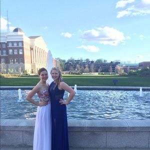 Bold Blue Formal Dress